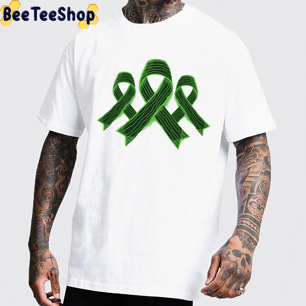 Green Ribbon Protest Against Ukraine Invasion Green Ribbon Unisex T-Shirt Green Ribbon Protest Against Ukraine Invasion Green Ribbon Unisex T-Shirt