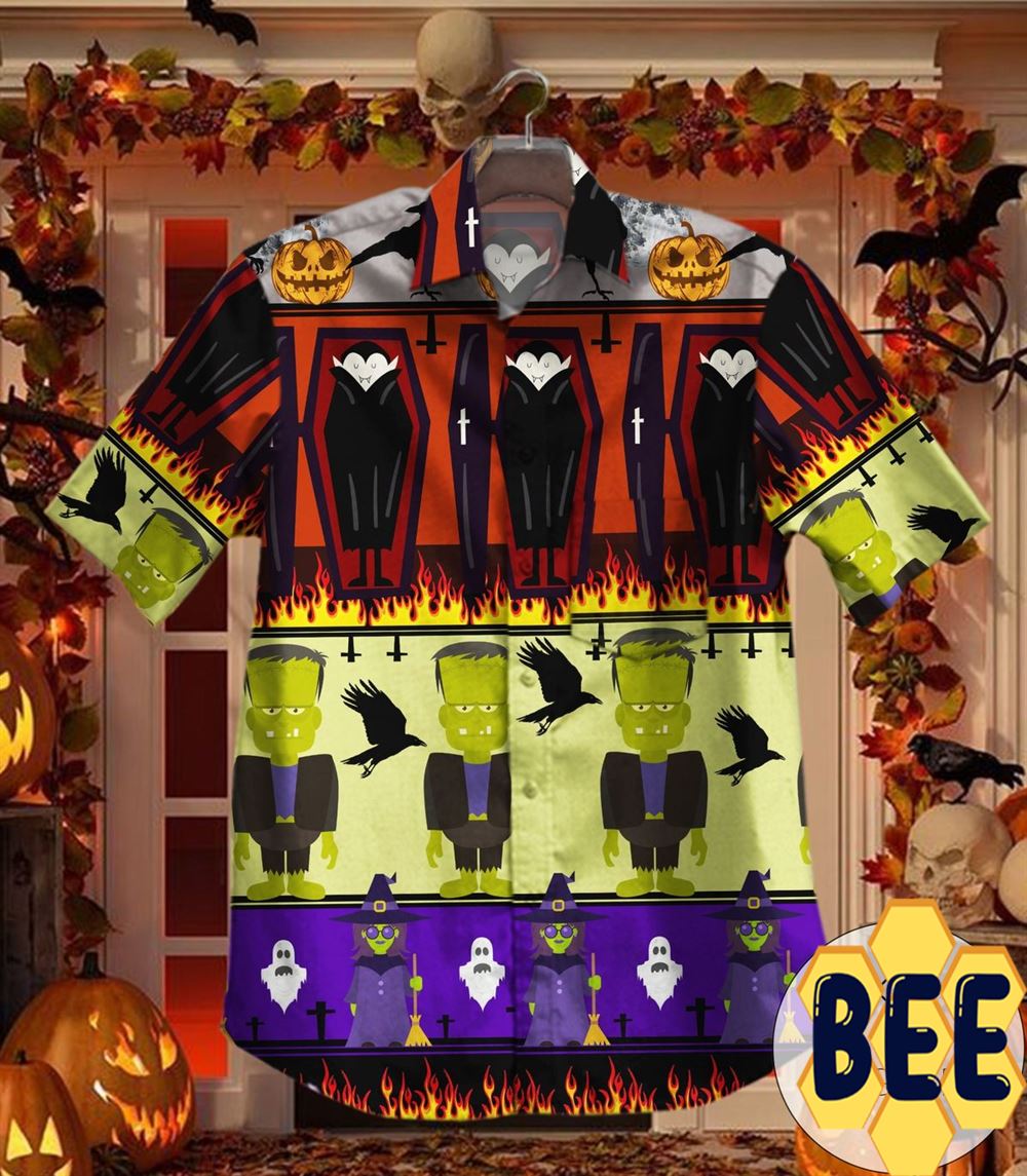 Halloween Hawaiian Shirt Halloween Hawaiian Shirt