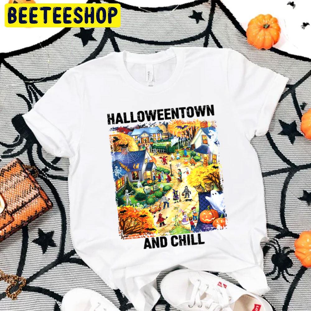 Halloweentown And Chill Art Unisex T-Shirt Halloweentown And Chill Art Unisex T-Shirt