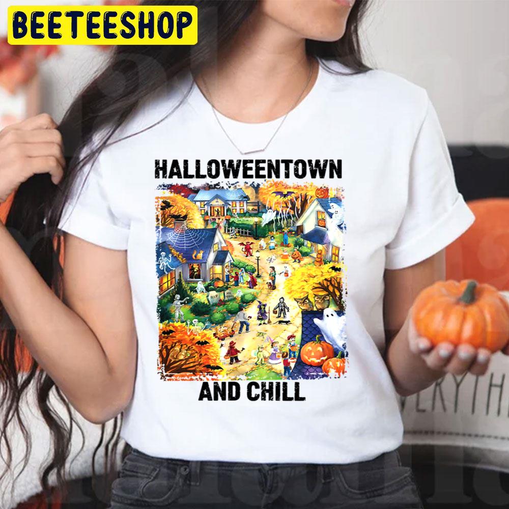 Halloweentown And Chill Art Unisex T-Shirt Halloweentown And Chill Art Unisex T-Shirt