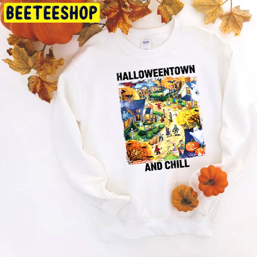 Halloweentown And Chill Art Unisex T-Shirt Halloweentown And Chill Art Unisex T-Shirt