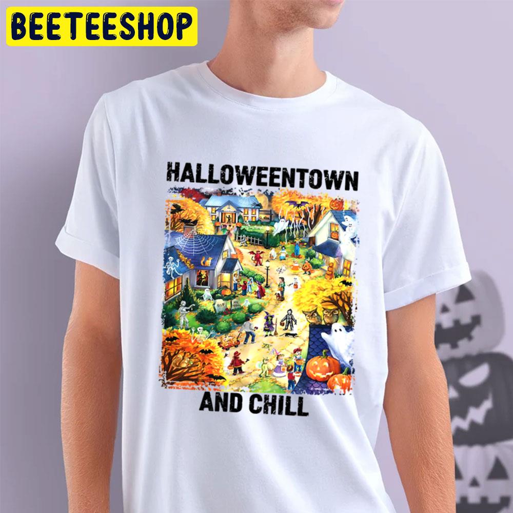 Halloweentown And Chill Art Unisex T-Shirt Halloweentown And Chill Art Unisex T-Shirt
