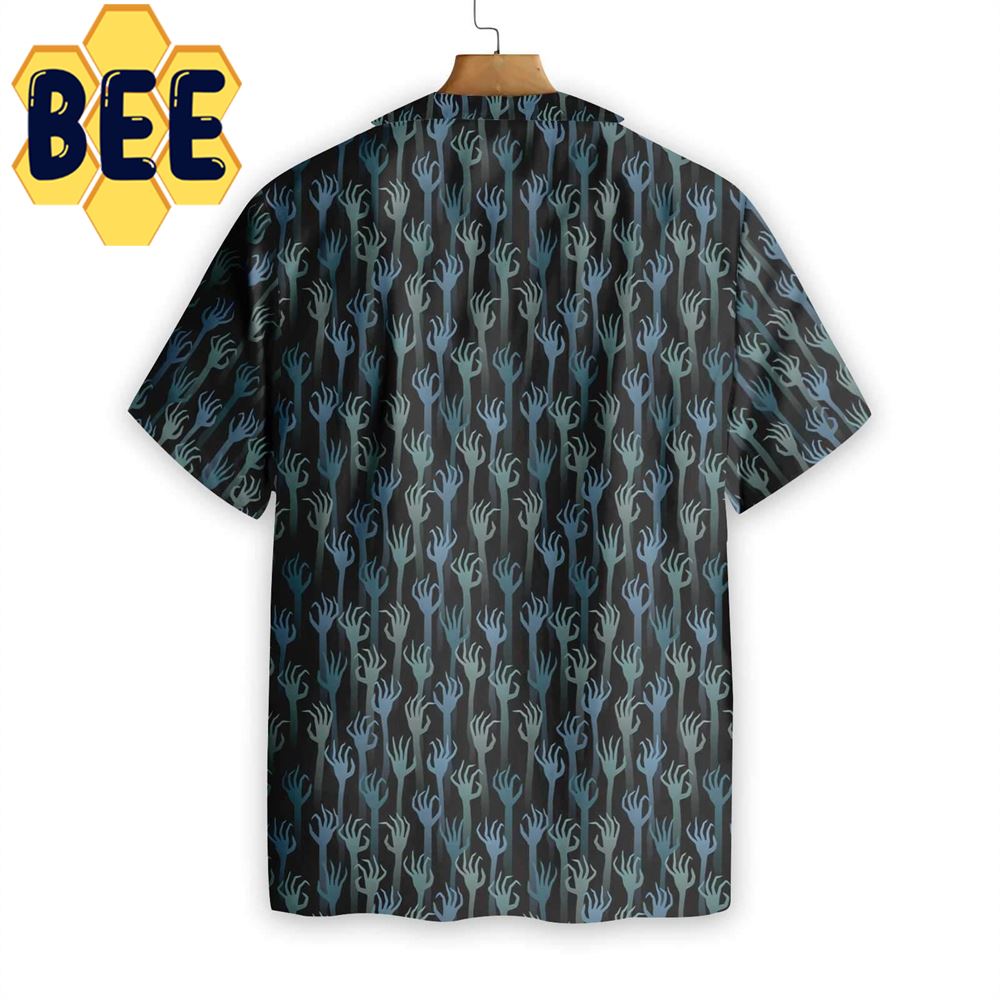 Hands Of The Dead Halloween Hawaiian Shirt Hands Of The Dead Halloween Hawaiian Shirt