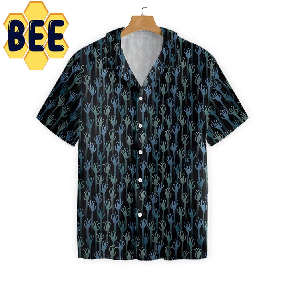 Hands Of The Dead Halloween Hawaiian Shirt Hands Of The Dead Halloween Hawaiian Shirt