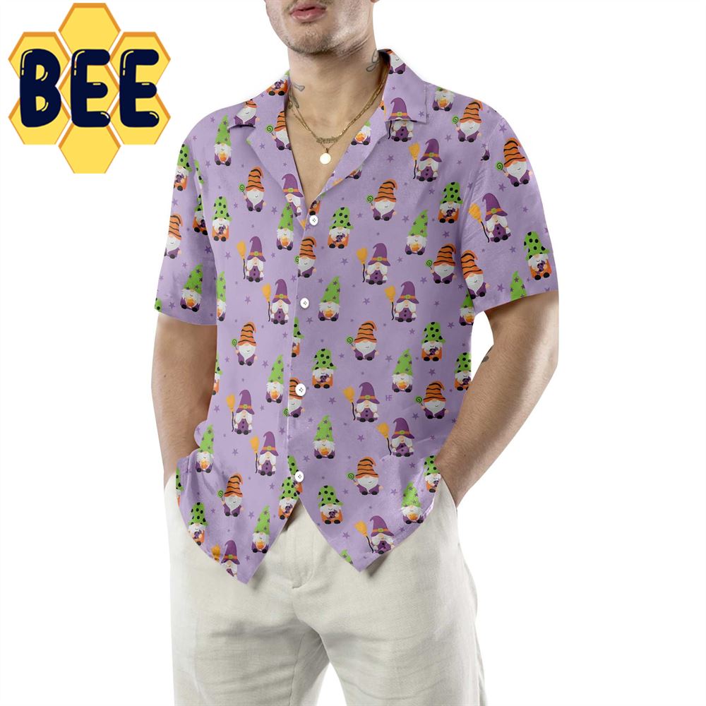 Happy Halloween Gnomes Hawaiian Shirt Happy Halloween Gnomes Hawaiian Shirt