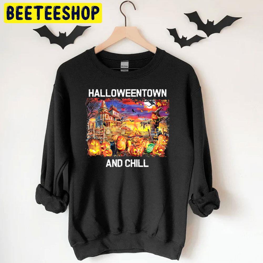 Happy Halloweentown And Chill Unisex T-Shirt Happy Halloweentown And Chill Unisex T-Shirt