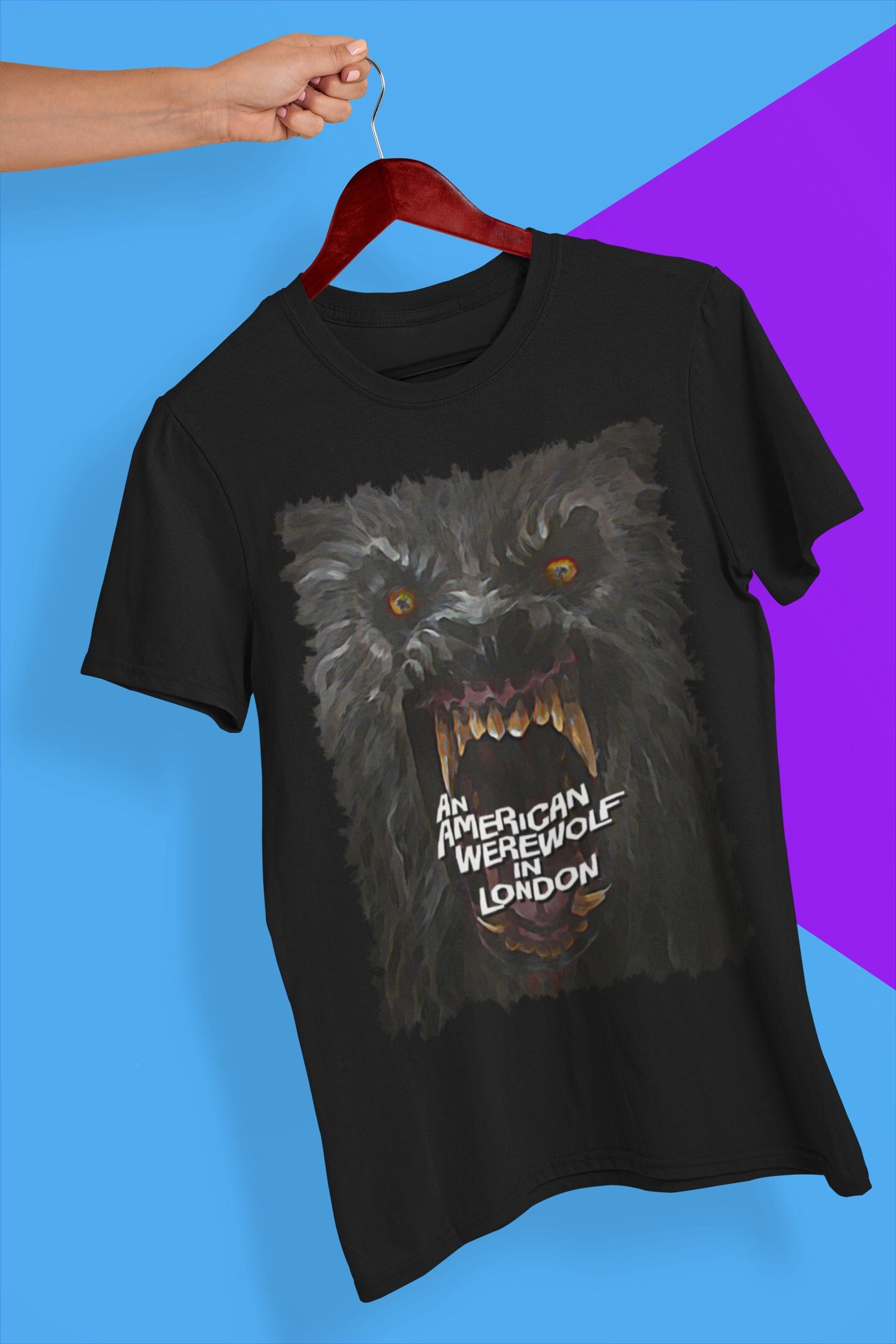 Horror American Werewolf In London Movie Halloween Unisex T-Shirt Horror American Werewolf In London Movie Halloween Unisex T-Shirt