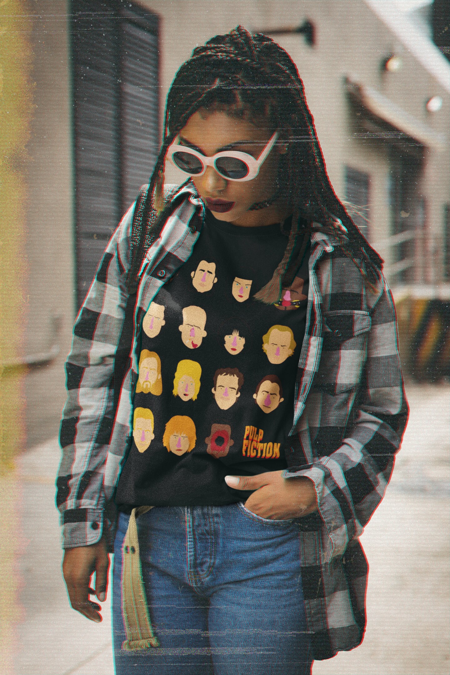 Icon Characters Pulp Fiction Halloween Unisex T-Shirt Icon Characters Pulp Fiction Halloween Unisex T-Shirt