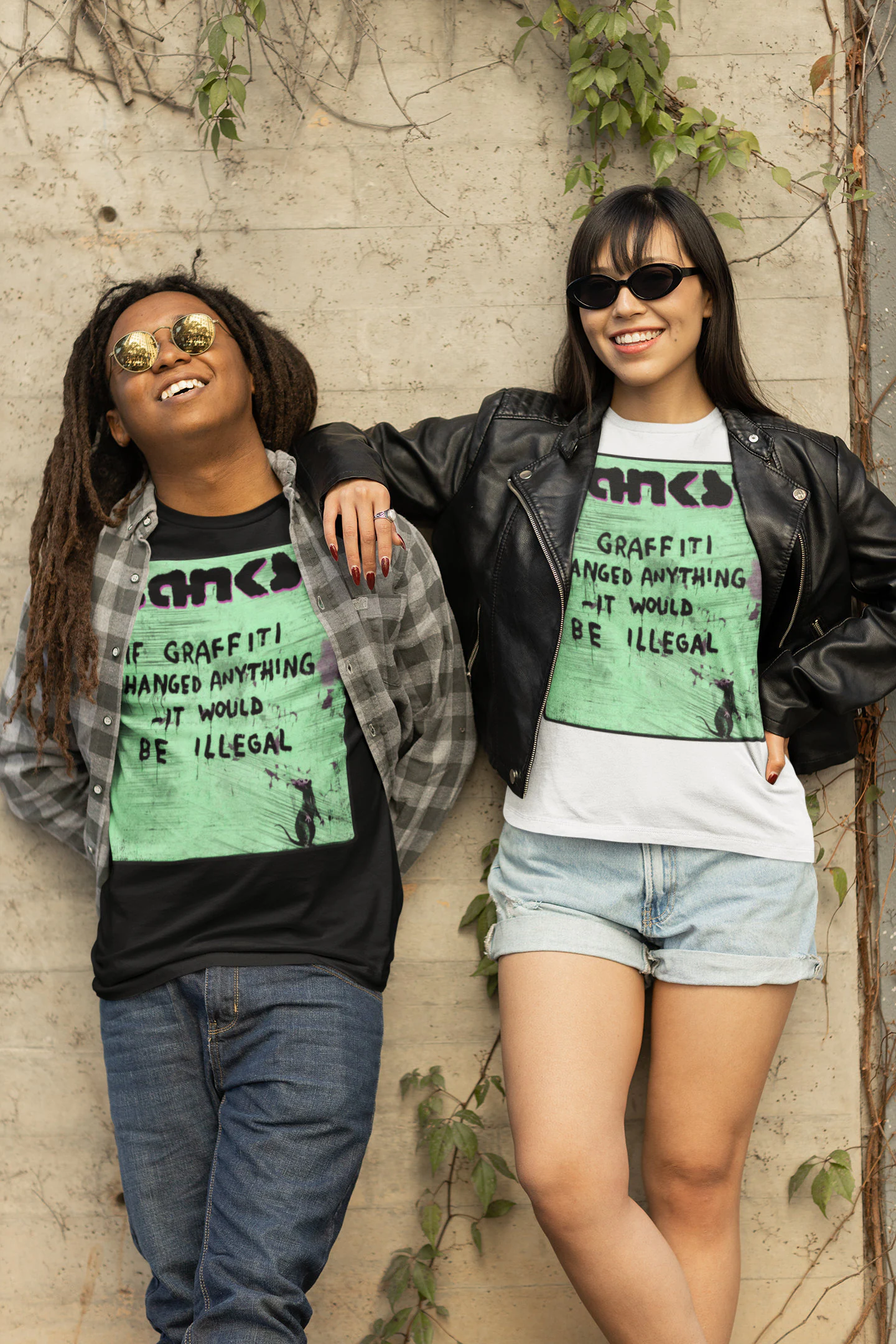 If Graffiti Changer Anythings It Would Be Illegal Banksy Street Art Halloween Unisex T-Shirt If Graffiti Changer Anythings It Would Be Illegal Banksy Street Art Halloween Unisex T-Shirt