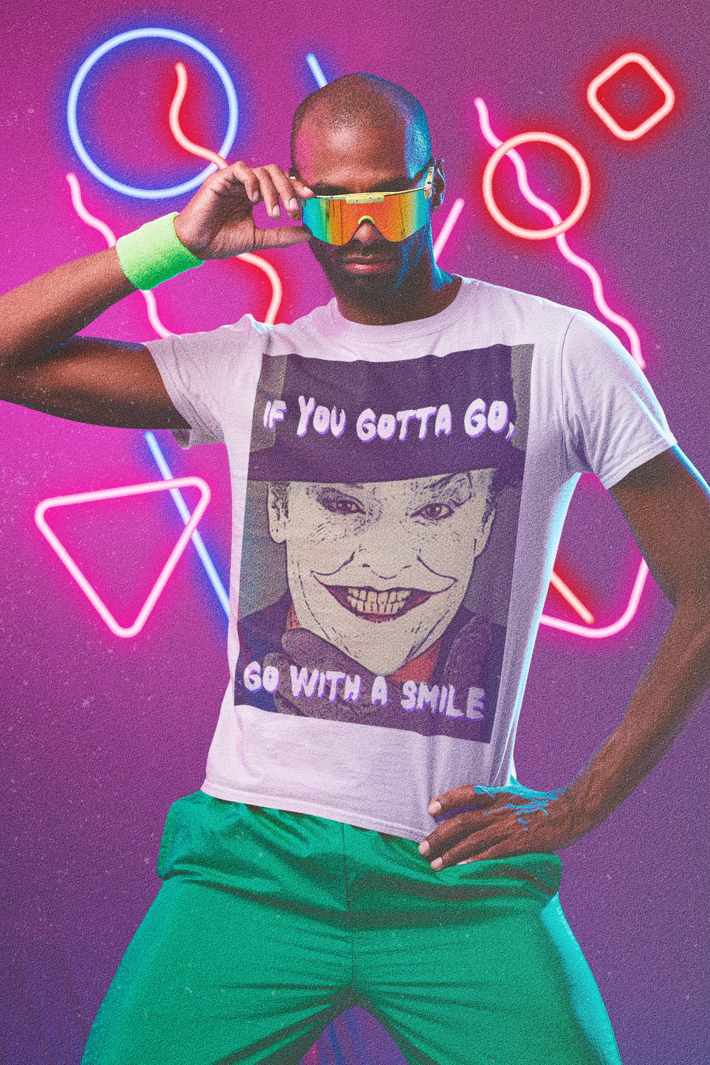 If You Gotta Go Go With A Smile Tim Burton's Batman Joker Halloween Unisex T-Shirt If You Gotta Go Go With A Smile Tim Burton's Batman Joker Halloween Unisex T-Shirt