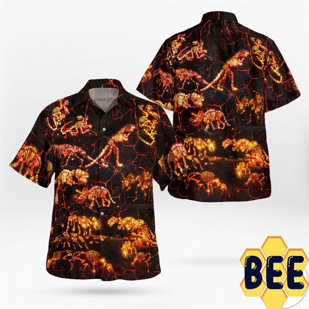 In To The Park Dinosaurs Halloween Hawaiian Shirt In To The Park Dinosaurs Halloween Hawaiian Shirt