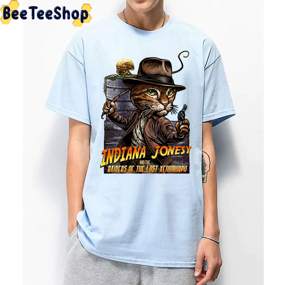 Indiana Jonesy And The Rise Of The Lost Xenomorpu Unisex T-Shirt Indiana Jonesy And The Rise Of The Lost Xenomorpu Unisex T-Shirt