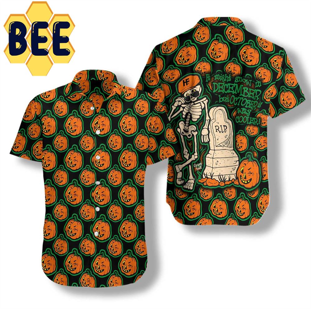 Is Way Cooler Halloween Hawaiian Shirt Is Way Cooler Halloween Hawaiian Shirt
