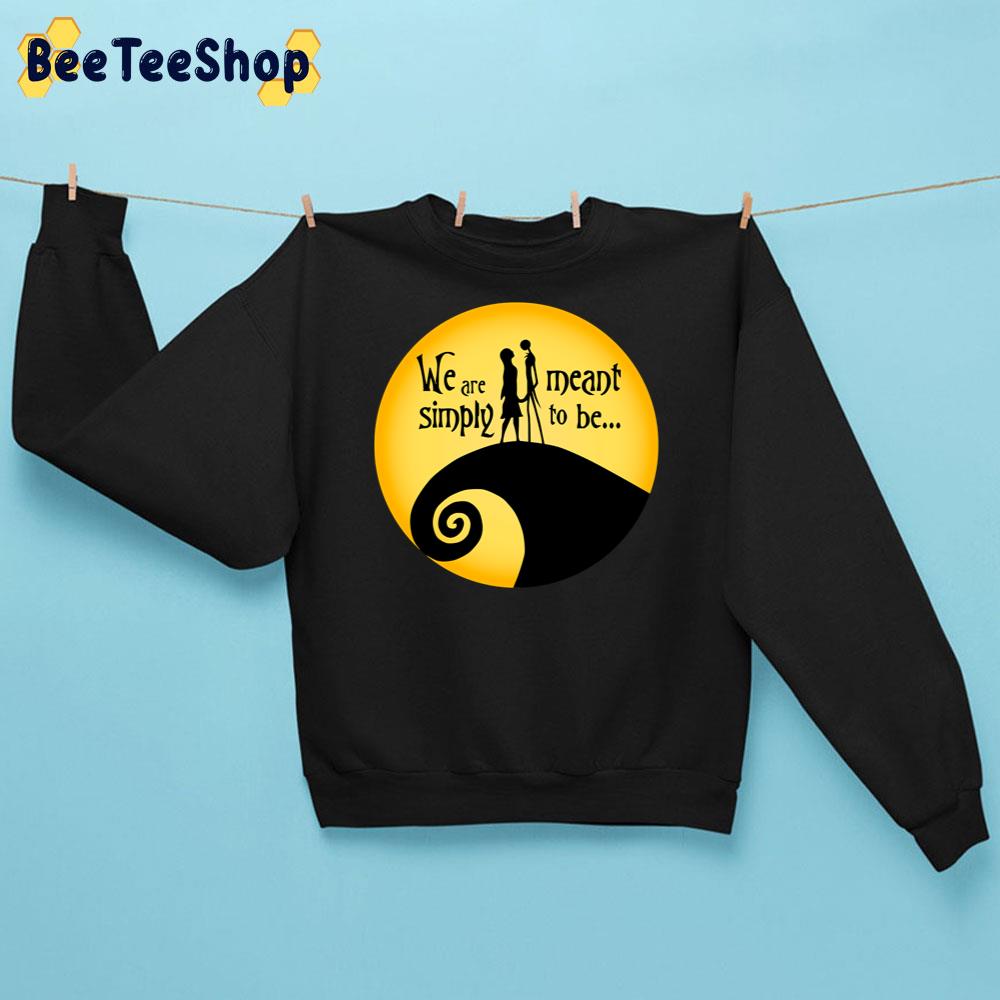 Jack And Sally The Nightmare Before Christmas Halloween Unisex Sweatshirt Jack And Sally The Nightmare Before Christmas Halloween Unisex Sweatshirt