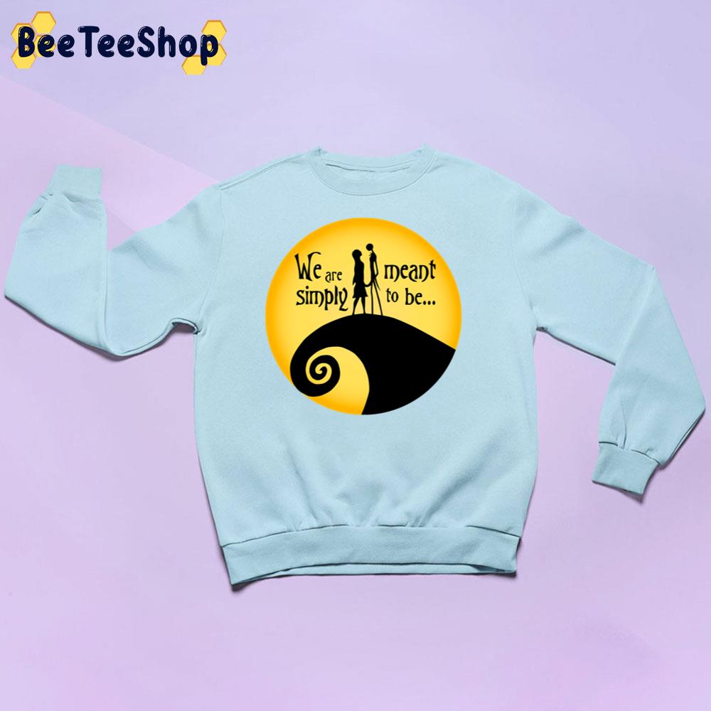 Jack And Sally The Nightmare Before Christmas Halloween Unisex Sweatshirt Jack And Sally The Nightmare Before Christmas Halloween Unisex Sweatshirt