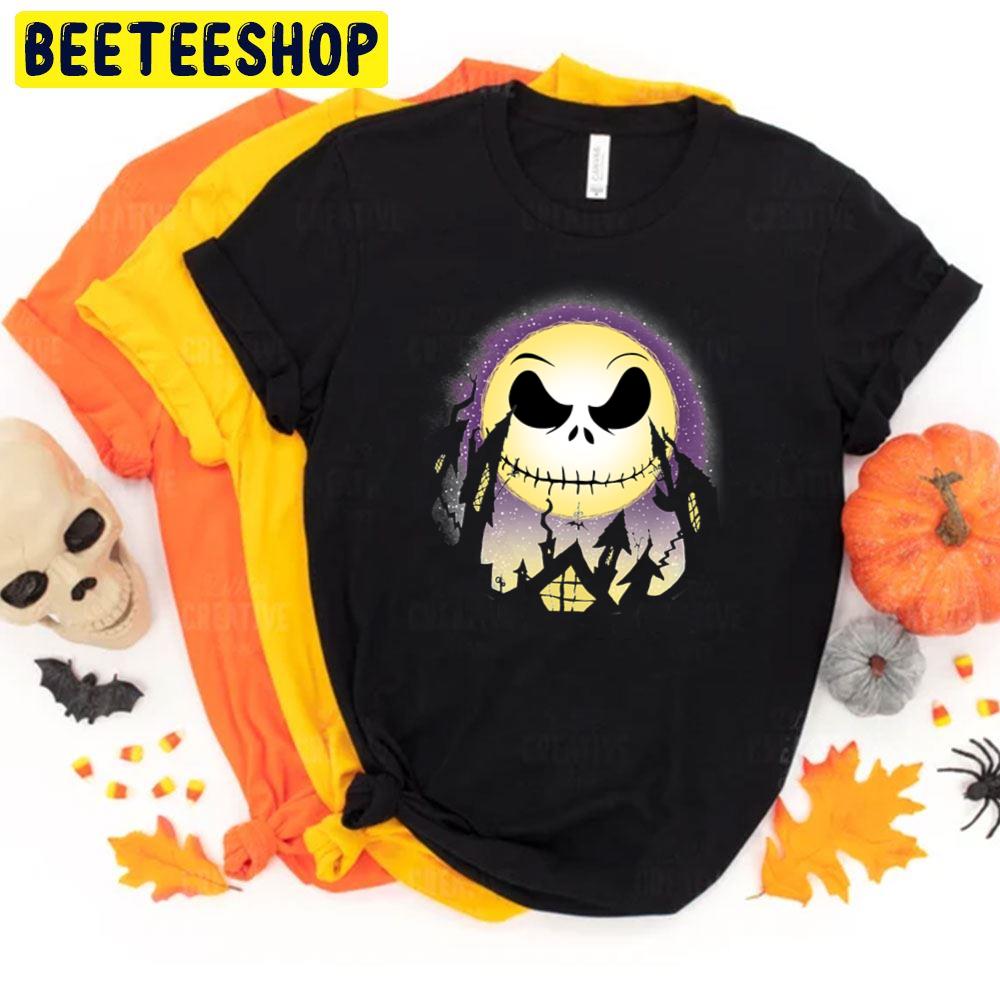 Jack In Dark Night The Nightmare Before Christmas Halloween Unisex T-Shirt Jack In Dark Night The Nightmare Before Christmas Halloween Unisex T-Shirt