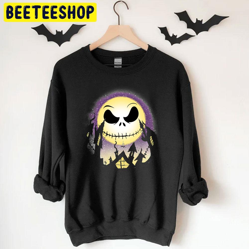 Jack In Dark Night The Nightmare Before Christmas Halloween Unisex T-Shirt Jack In Dark Night The Nightmare Before Christmas Halloween Unisex T-Shirt