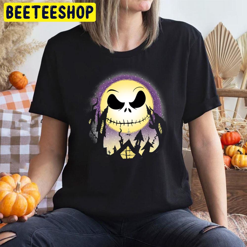 Jack In Dark Night The Nightmare Before Christmas Halloween Unisex T-Shirt Jack In Dark Night The Nightmare Before Christmas Halloween Unisex T-Shirt