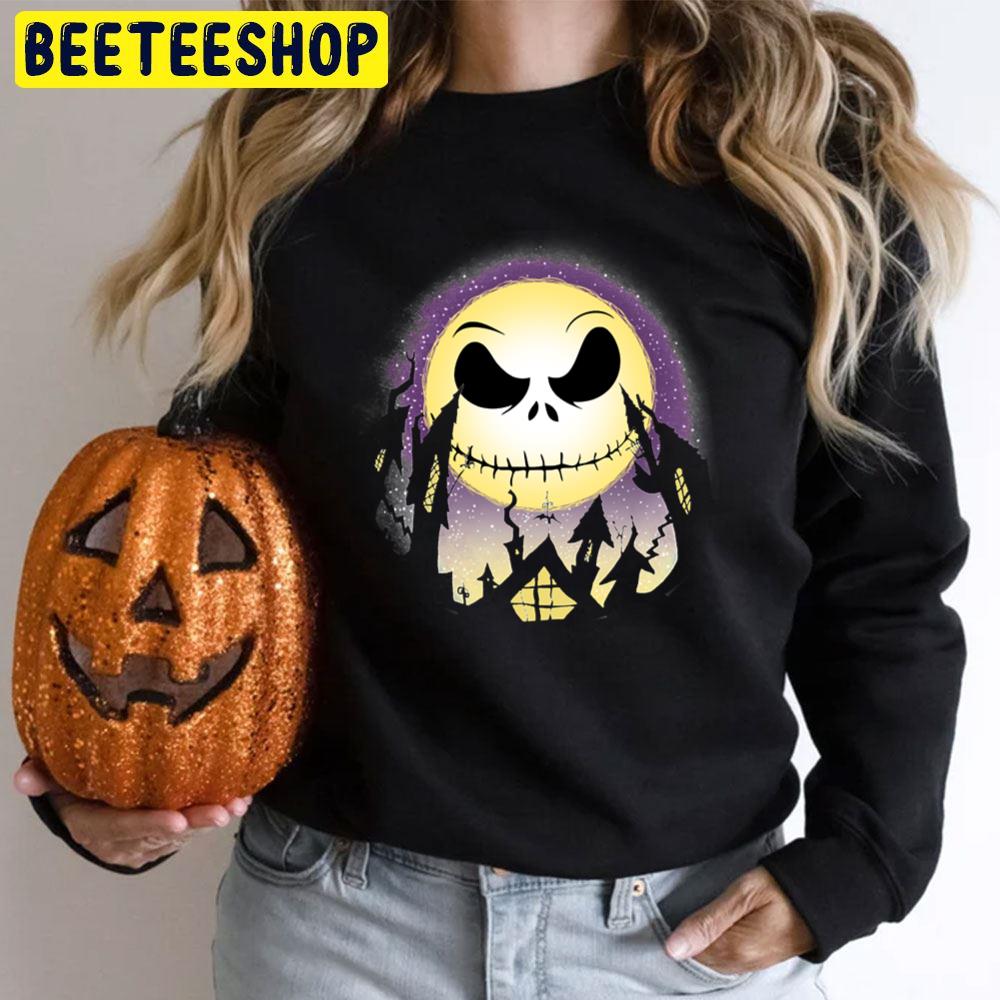 Jack In Dark Night The Nightmare Before Christmas Halloween Unisex T-Shirt Jack In Dark Night The Nightmare Before Christmas Halloween Unisex T-Shirt