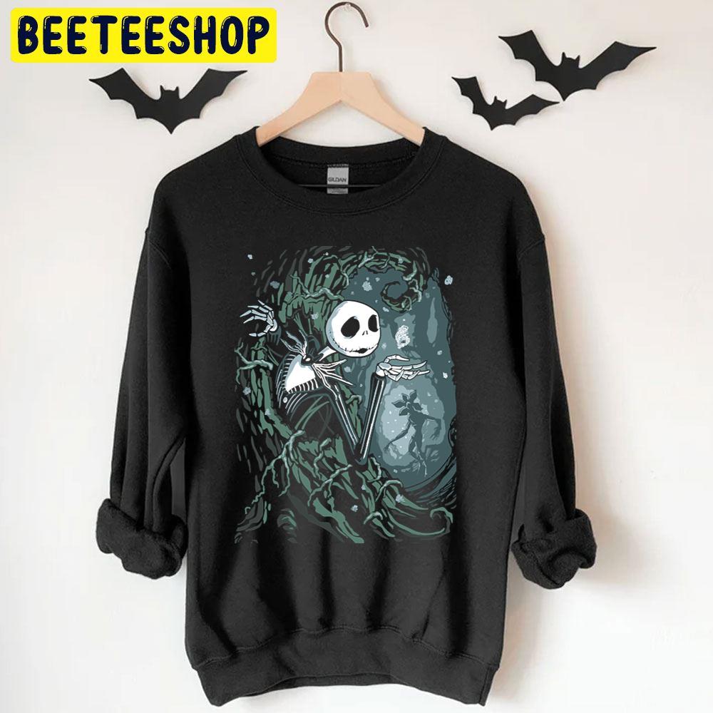 Jack Skellington And The Demogorgon Halloween Unisex T-Shirt Jack Skellington And The Demogorgon Halloween Unisex T-Shirt