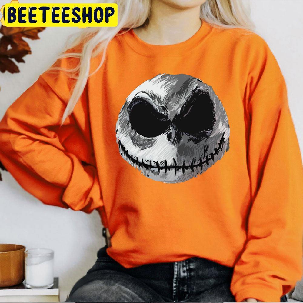 Jack Skellington Face The Nightmare Before Christmas Halloween Unisex T-Shirt Jack Skellington Face The Nightmare Before Christmas Halloween Unisex T-Shirt
