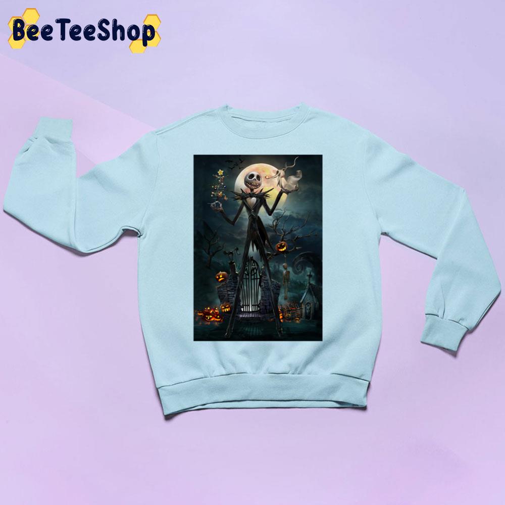 Jack Skellington The Nightmare Before Christmas Halloween Unisex Sweatshirt Jack Skellington The Nightmare Before Christmas Halloween Unisex Sweatshirt