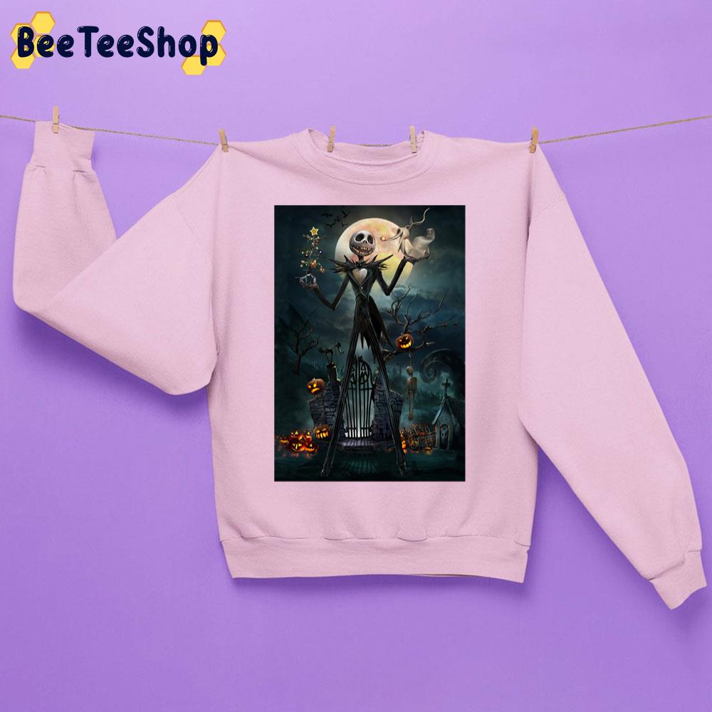 Jack Skellington The Nightmare Before Christmas Halloween Unisex Sweatshirt Jack Skellington The Nightmare Before Christmas Halloween Unisex Sweatshirt