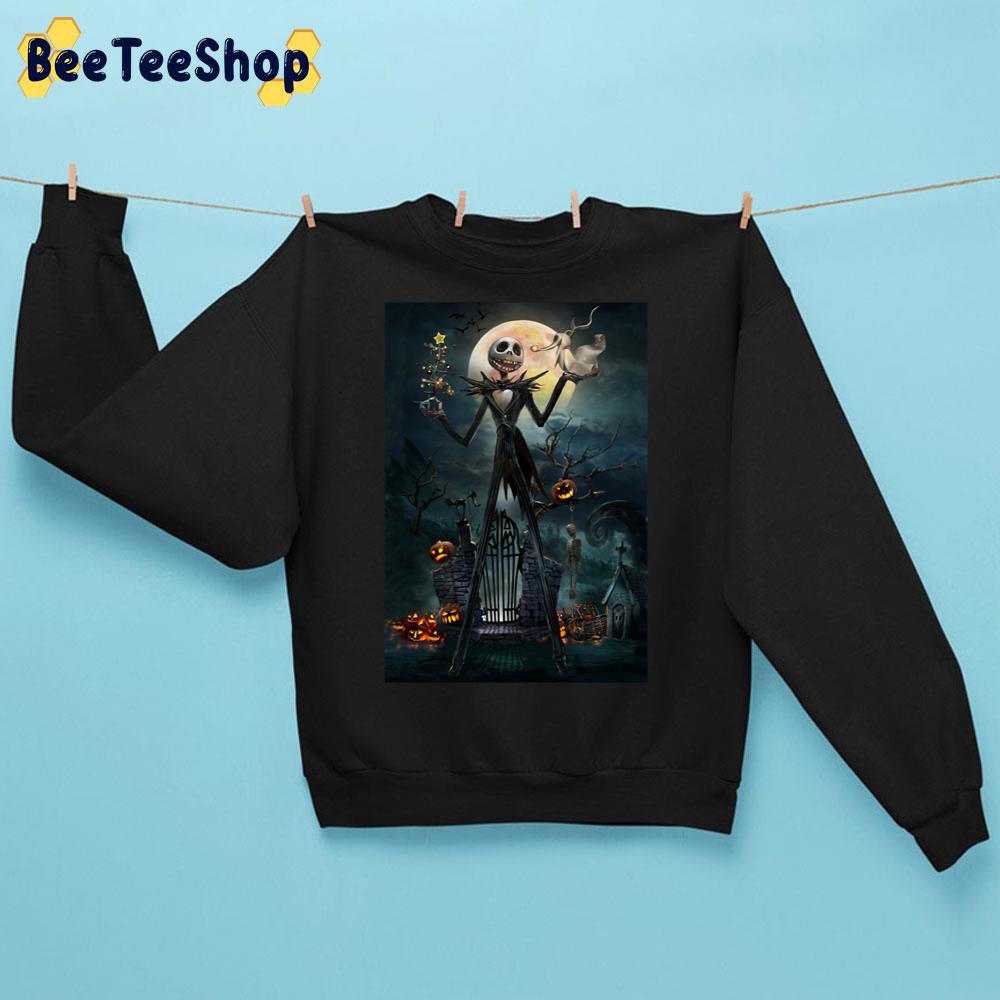 Jack Skellington The Nightmare Before Christmas Halloween Unisex Sweatshirt Jack Skellington The Nightmare Before Christmas Halloween Unisex Sweatshirt