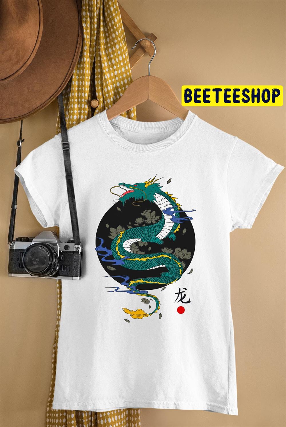 Japanese Dragon Kanji Symbol Urban Cool Style Unisex T-Shirt Japanese Dragon Kanji Symbol Urban Cool Style Unisex T-Shirt