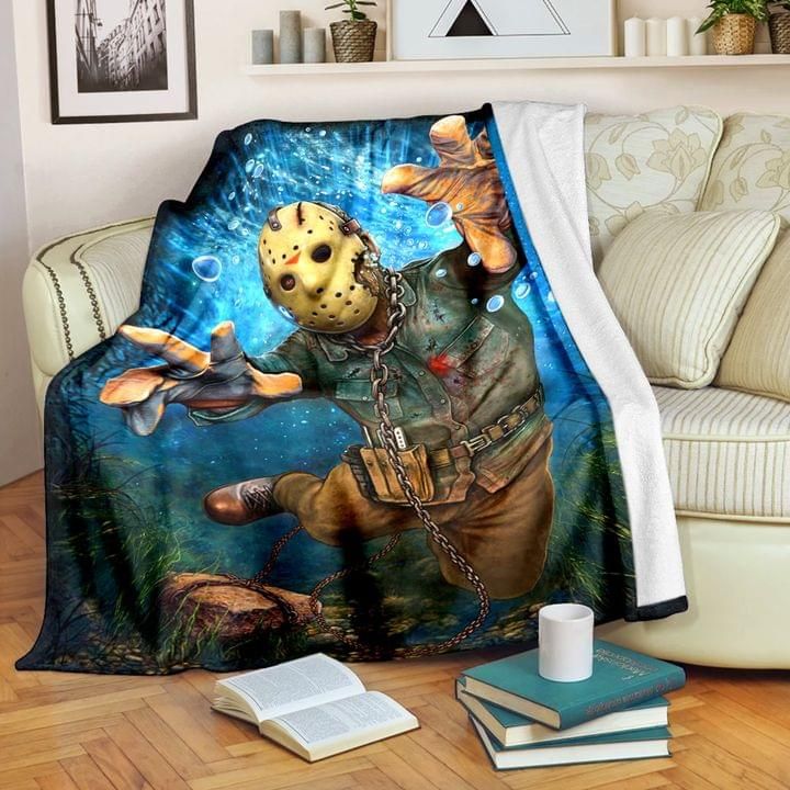 Jason Voorhees In The Sea Blanket Jason Voorhees In The Sea Blanket