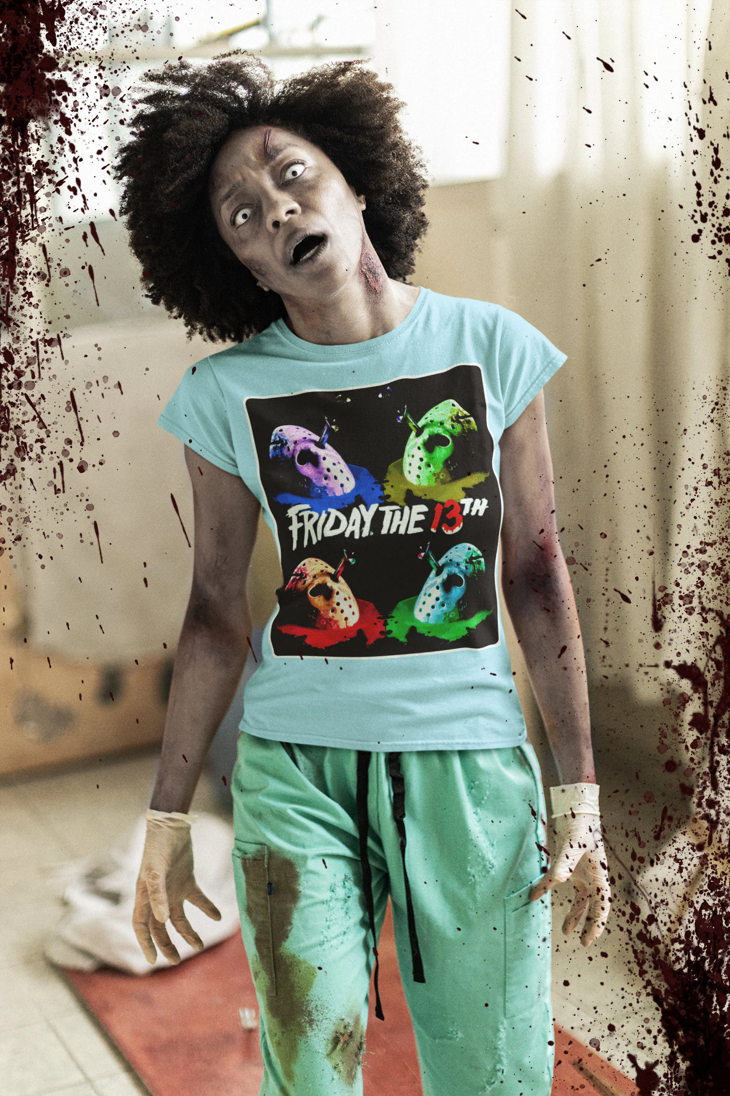 Jason Voorhees's Mask Friday The 13th Halloween Unisex T-Shirt Jason Voorhees's Mask Friday The 13th Halloween Unisex T-Shirt