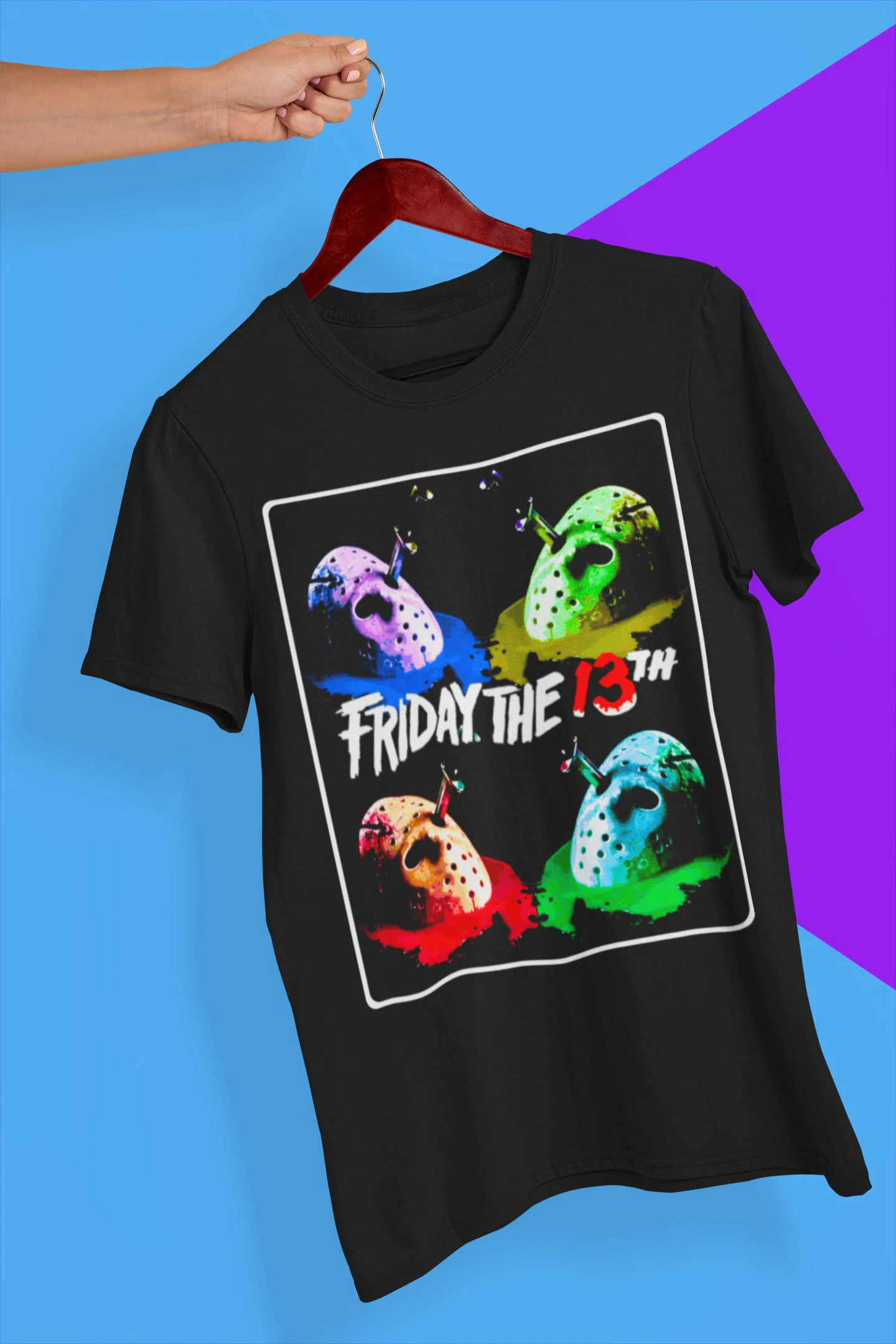 Jason Voorhees's Mask Friday The 13th Halloween Unisex T-Shirt Jason Voorhees's Mask Friday The 13th Halloween Unisex T-Shirt