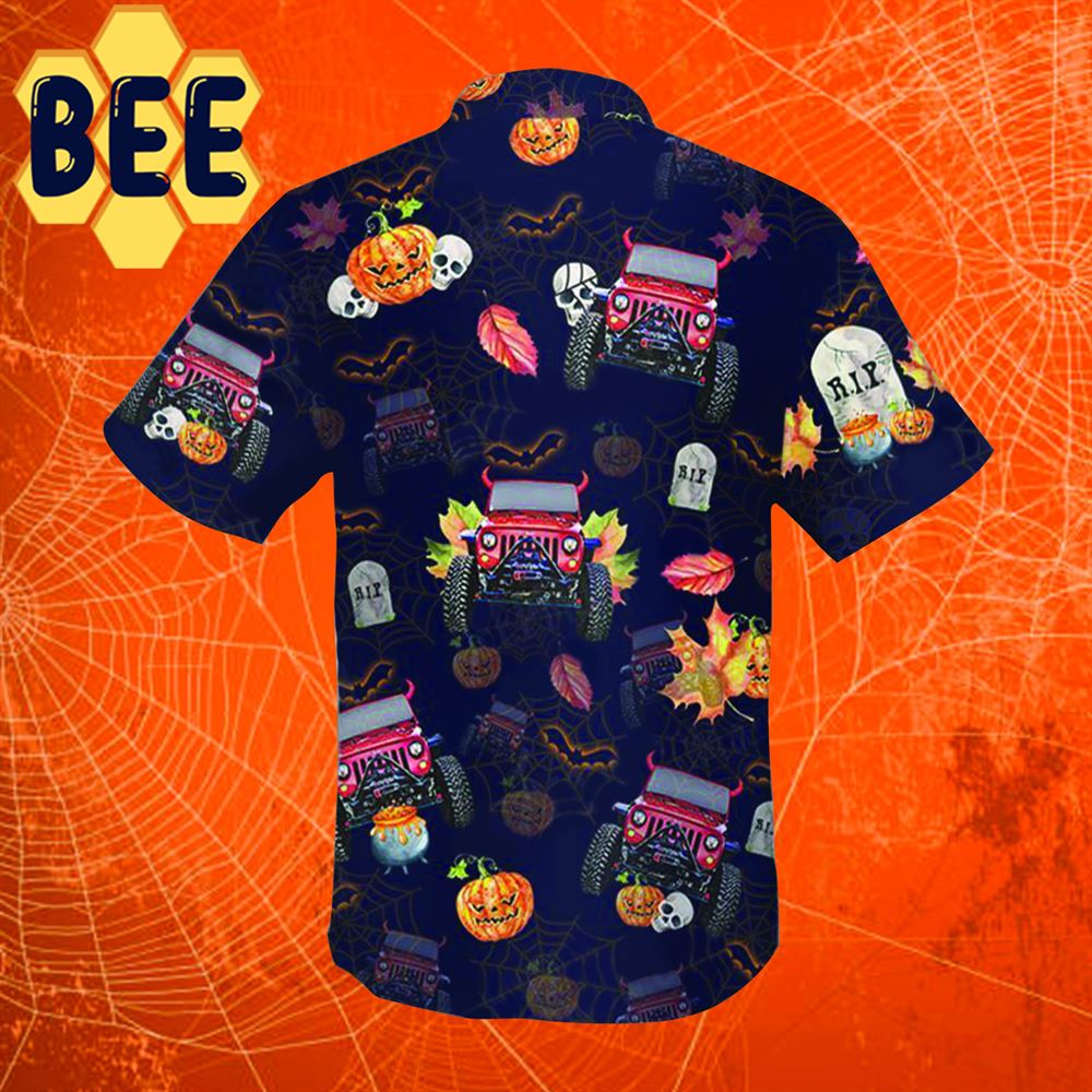 Jeep Lovers Halloween Hawaiian Shirt Jeep Lovers Halloween Hawaiian Shirt