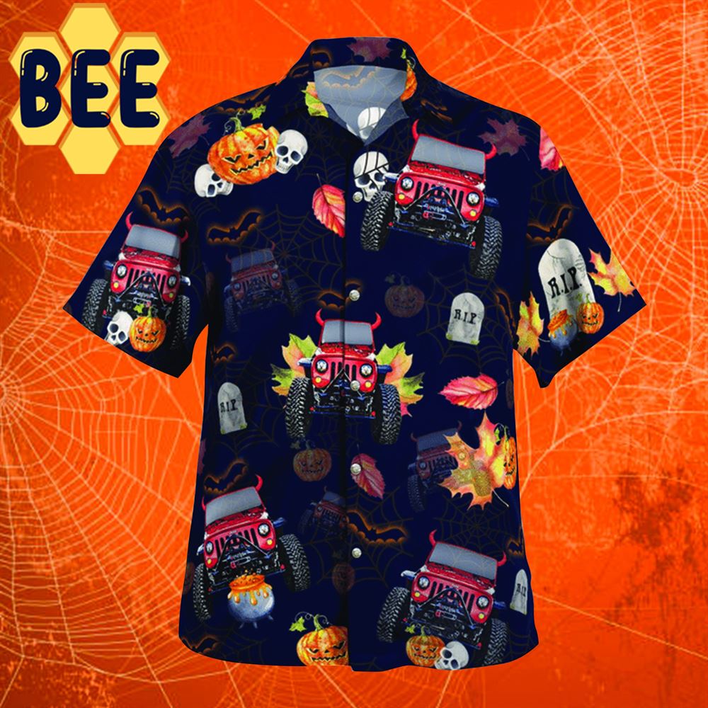 Jeep Lovers Halloween Hawaiian Shirt Jeep Lovers Halloween Hawaiian Shirt