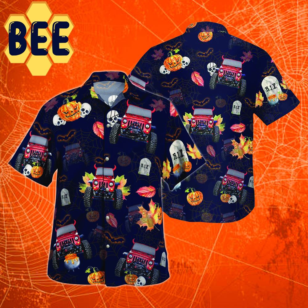Jeep Lovers Halloween Hawaiian Shirt Jeep Lovers Halloween Hawaiian Shirt