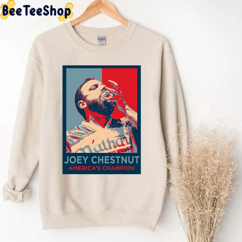 Joey Chestnut America's Champion Unisex Sweatshirt Joey Chestnut America's Champion Unisex Sweatshirt