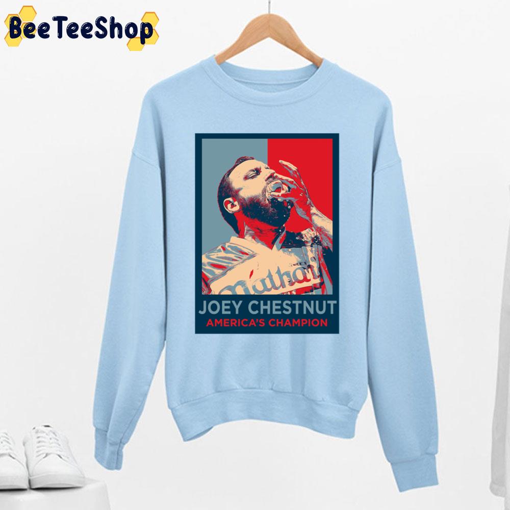 Joey Chestnut America's Champion Unisex Sweatshirt Joey Chestnut America's Champion Unisex Sweatshirt