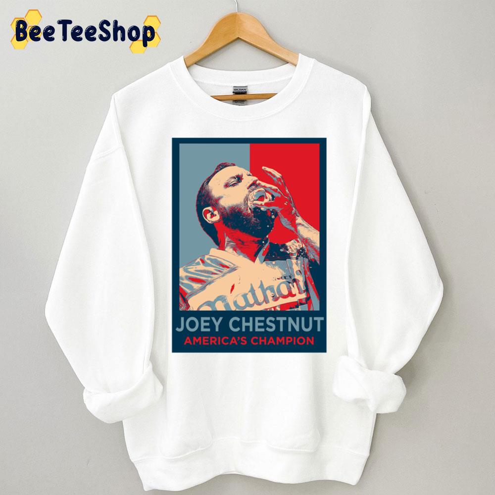 Joey Chestnut America's Champion Unisex Sweatshirt Joey Chestnut America's Champion Unisex Sweatshirt
