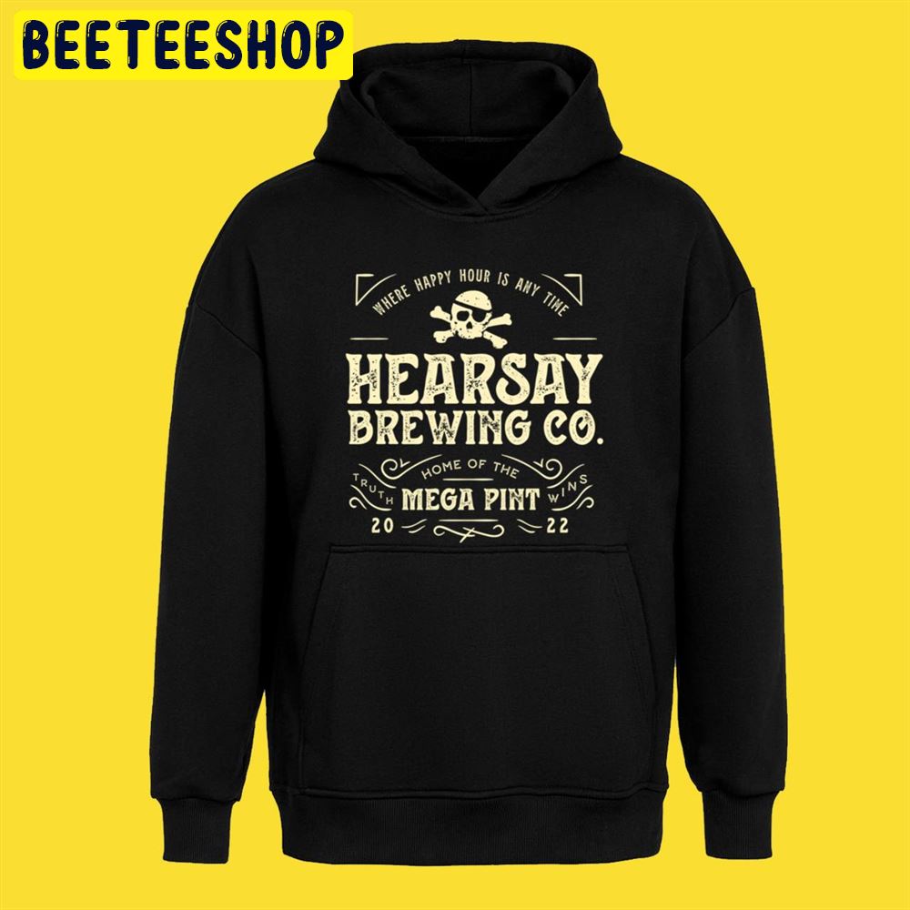 Johnny Depp Hearsay Brewing Company Unisex T-Shirt Johnny Depp Hearsay Brewing Company Unisex T-Shirt