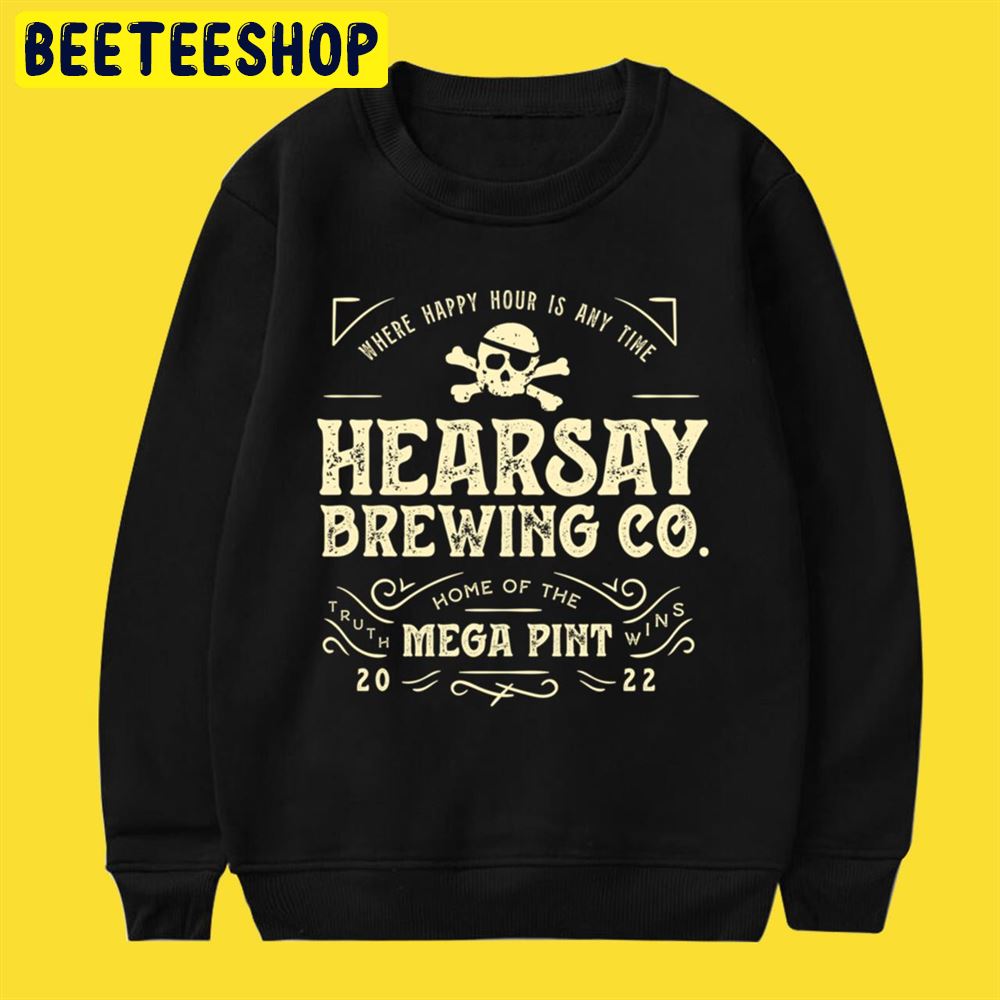 Johnny Depp Hearsay Brewing Company Unisex T-Shirt Johnny Depp Hearsay Brewing Company Unisex T-Shirt