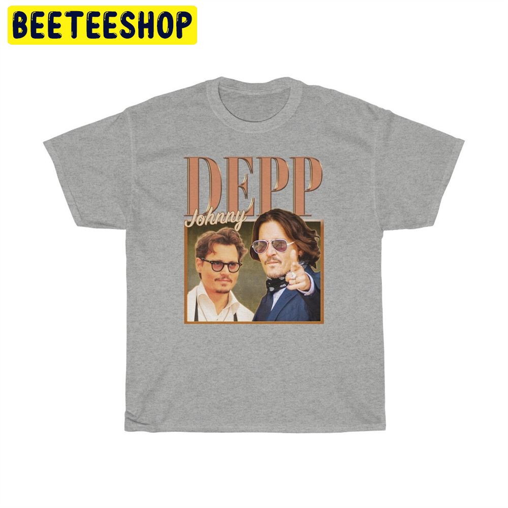 Johnny Depp Retro Vintage Art Unisex T-Shirt Johnny Depp Retro Vintage Art Unisex T-Shirt