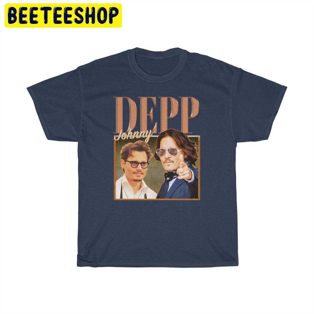 Johnny Depp Retro Vintage Art Unisex T-Shirt Johnny Depp Retro Vintage Art Unisex T-Shirt