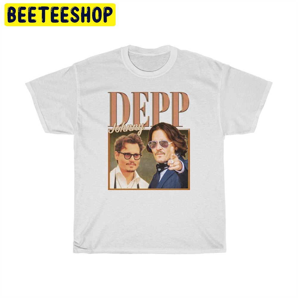 Johnny Depp Retro Vintage Art Unisex T-Shirt Johnny Depp Retro Vintage Art Unisex T-Shirt