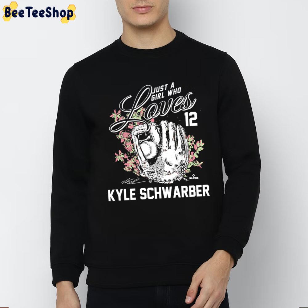 Just A Girl Who Loves Kyle Schwarber Baseball Unisex T-Shirt Just A Girl Who Loves Kyle Schwarber Baseball Unisex T-Shirt