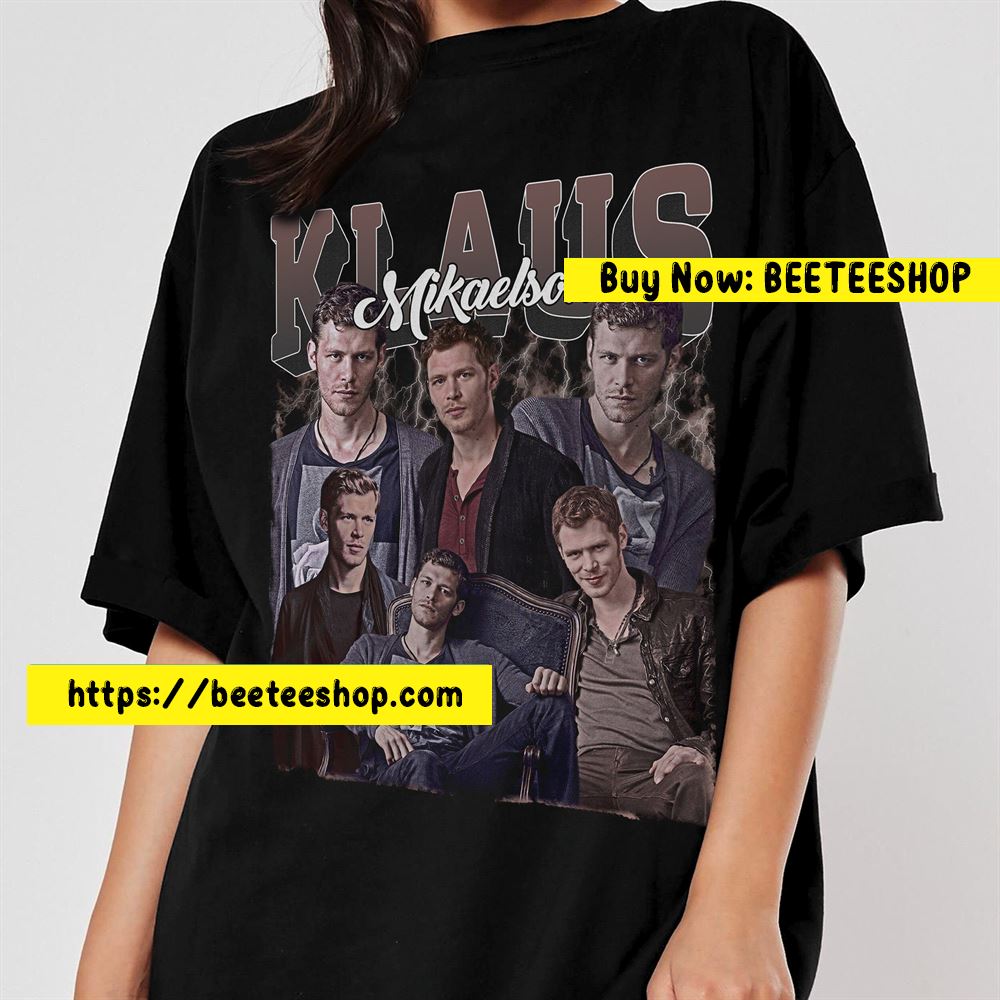 Klaus Mikaelson The Vampire Diaries Tv Series 90's Vintage Unisex T-Shirt Klaus Mikaelson The Vampire Diaries Tv Series 90's Vintage Unisex T-Shirt