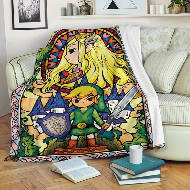 Legend Of Zelda Premium Fleece Blanket Throw Blanket Gift Legend Of Zelda Premium Fleece Blanket Throw Blanket Gift