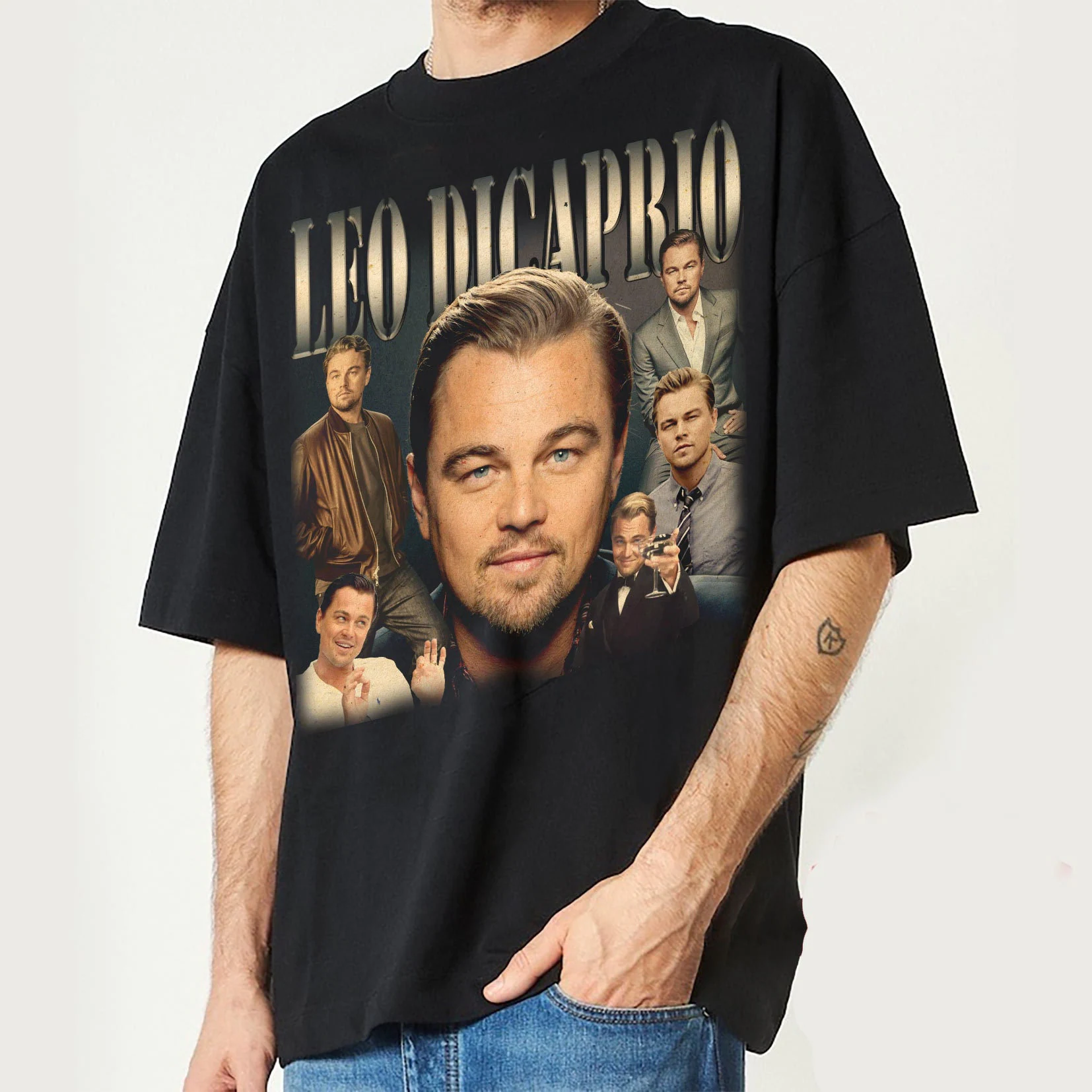 Leo Dicaprio Retro Vintage Unisex T-Shirt Leo Dicaprio Retro Vintage Unisex T-Shirt