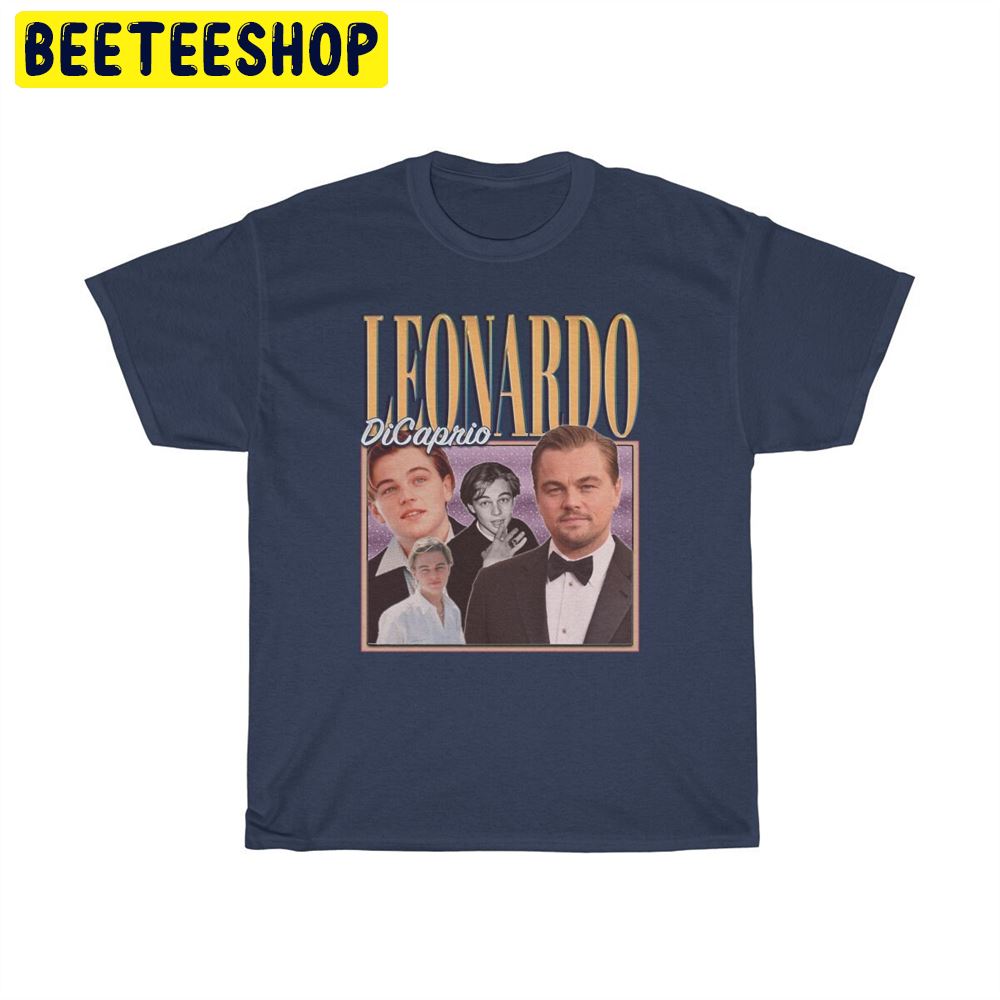 Leonardo Dicaprio Retro Vintage Art Unisex T-Shirt Leonardo Dicaprio Retro Vintage Art Unisex T-Shirt