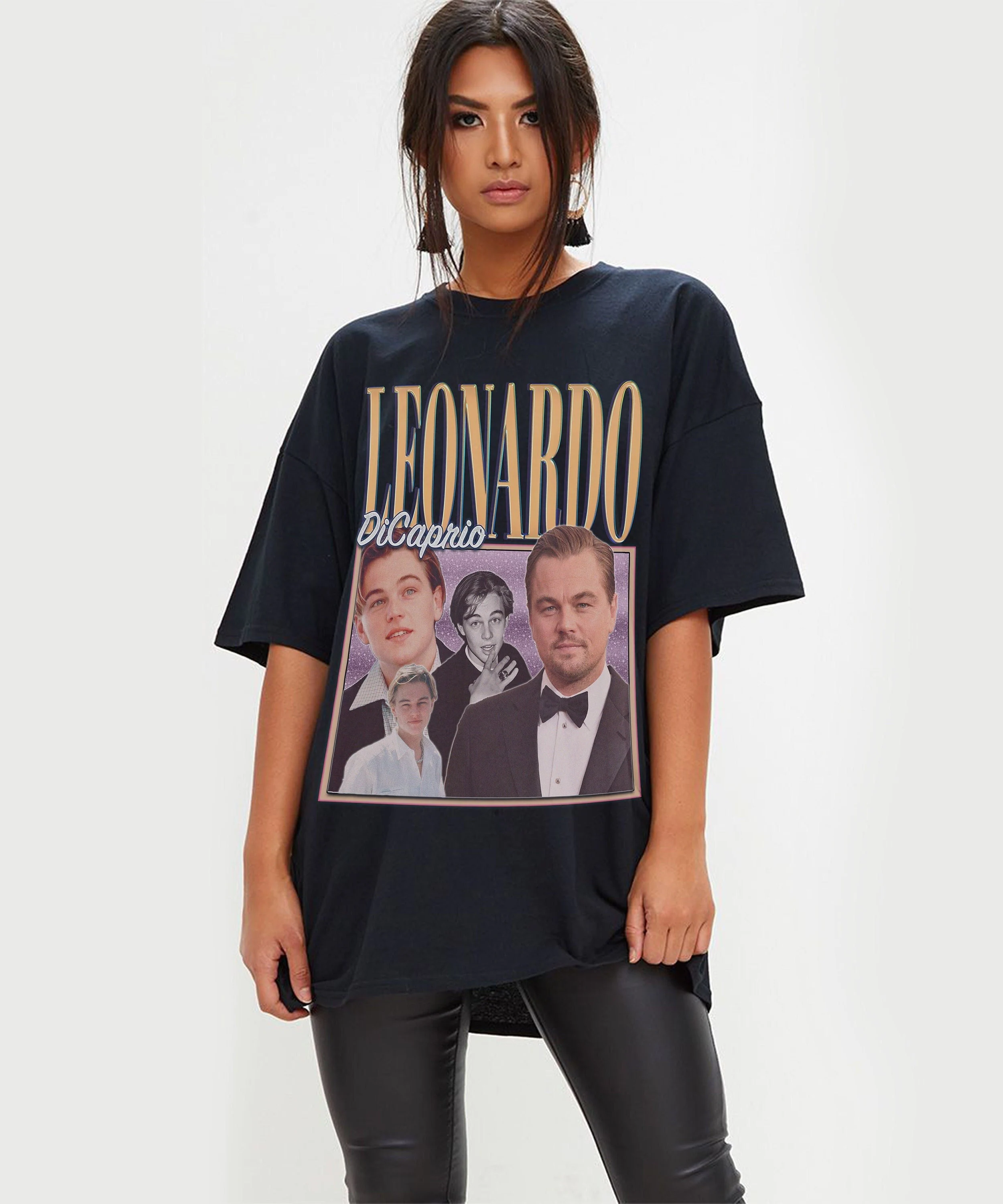 Leonardo Dicaprio Retro Vintage Art Unisex T-Shirt