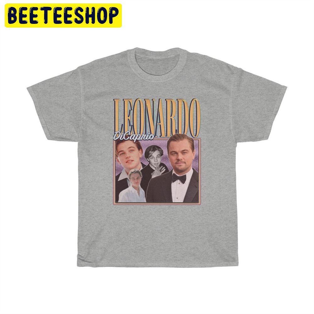 Leonardo Dicaprio Retro Vintage Art Unisex T-Shirt Leonardo Dicaprio Retro Vintage Art Unisex T-Shirt